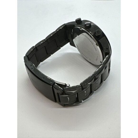 Fossil Small Flyn BQ1743 Men's Black Stainless Steel Analog Dial Watch JNA359 - Picture 10 of 11